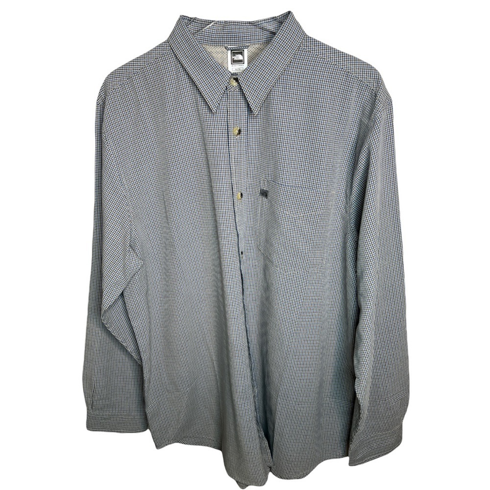 The North Face Button Down Lone Sleeve Polo Top